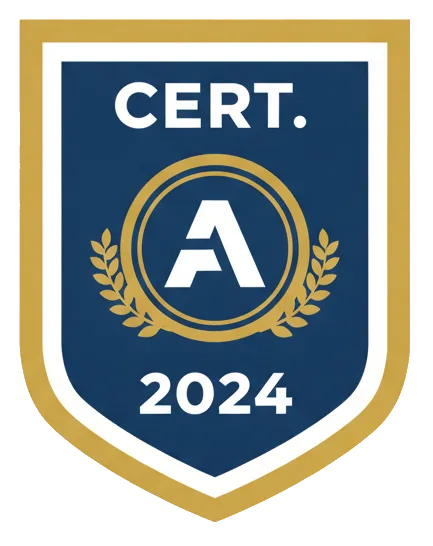 Certification badge