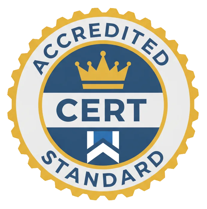 Certification badge