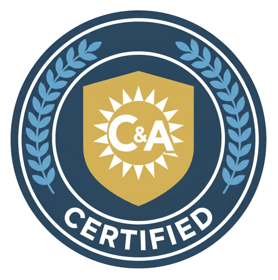 Certification badge