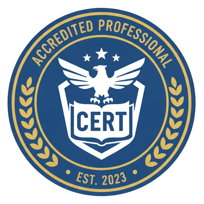 Certification badge