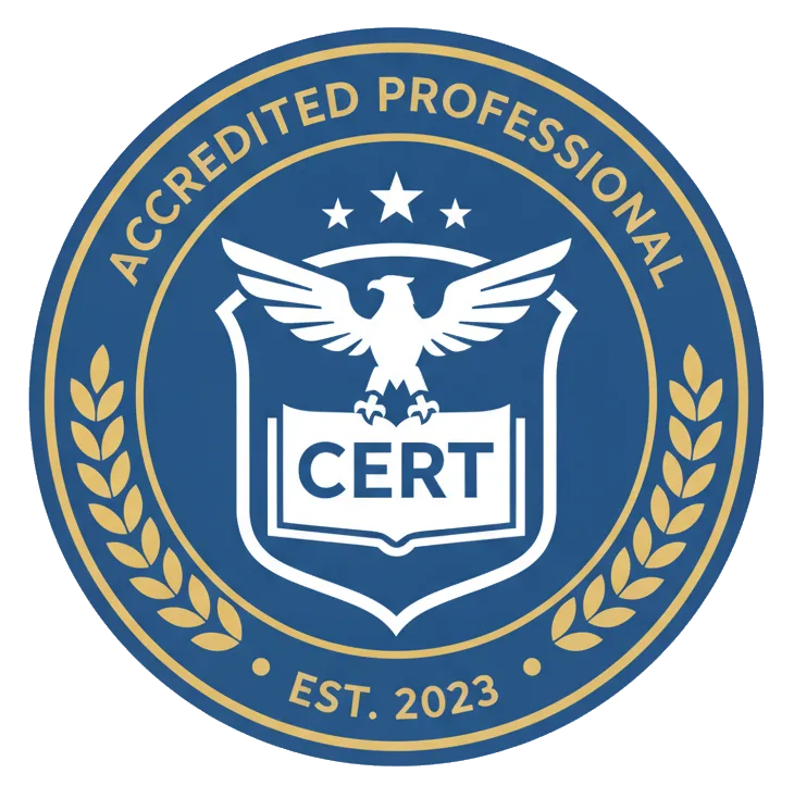 Certification badge