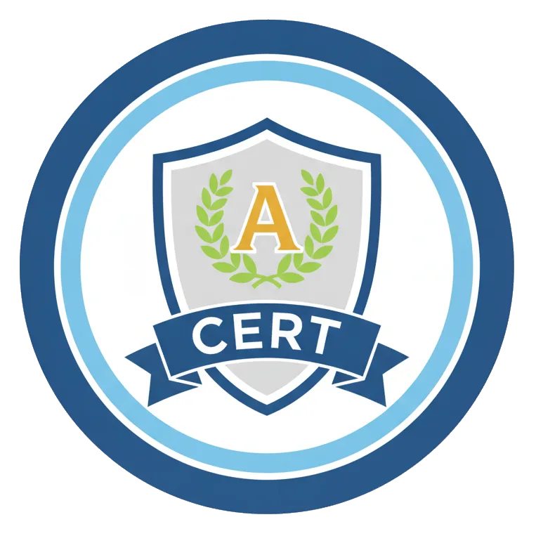 Certification badge
