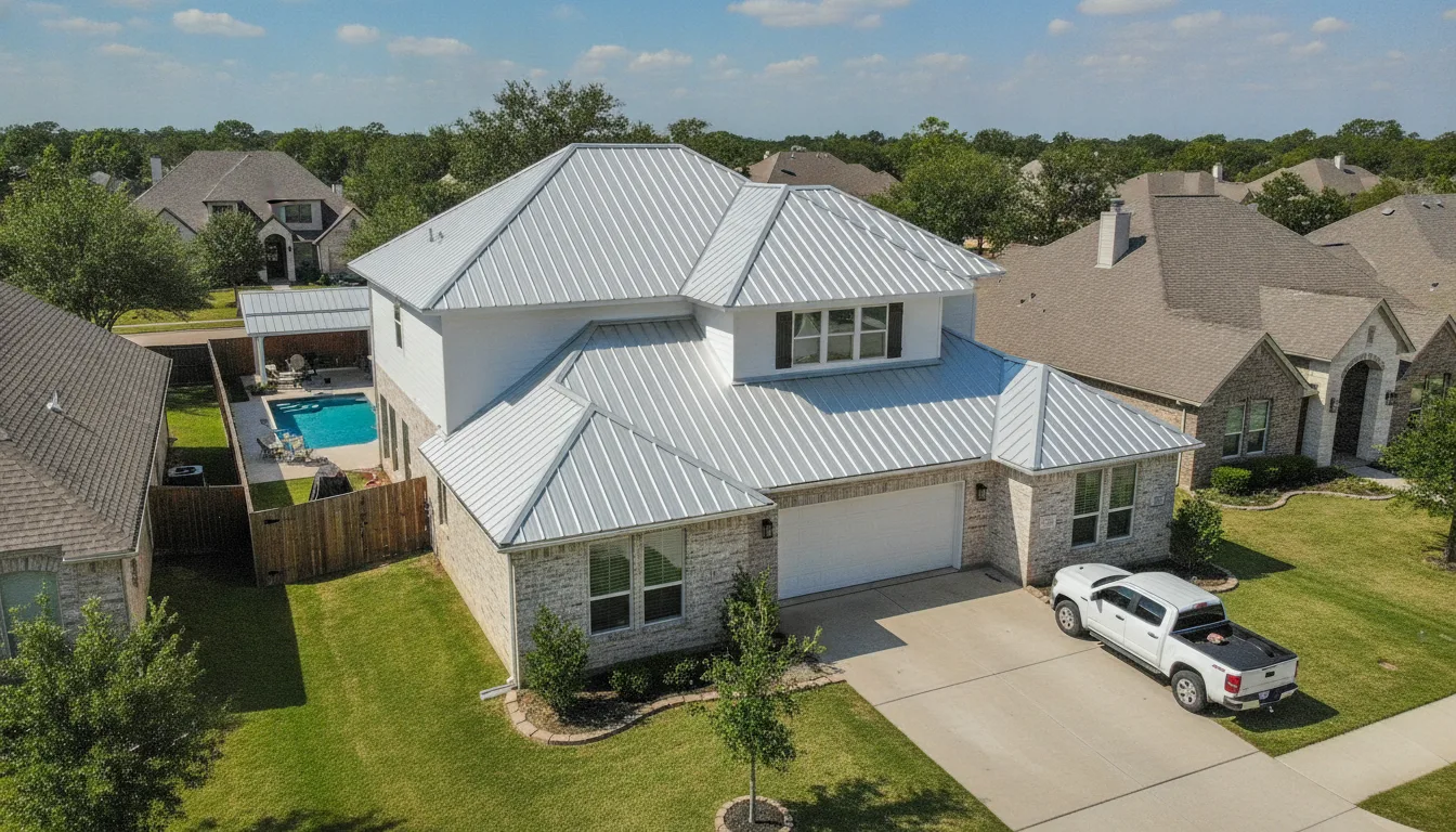 Completed project aerial view