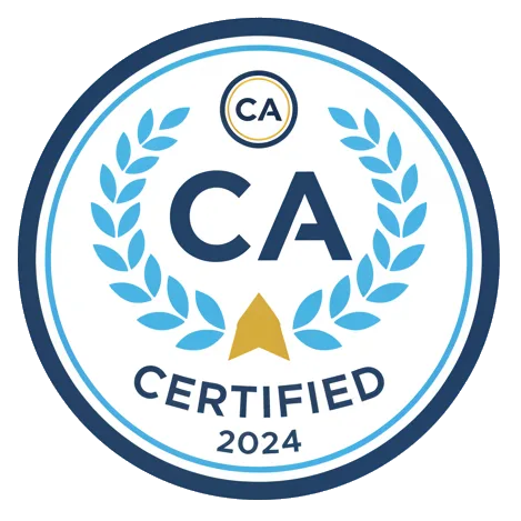 Certification badge