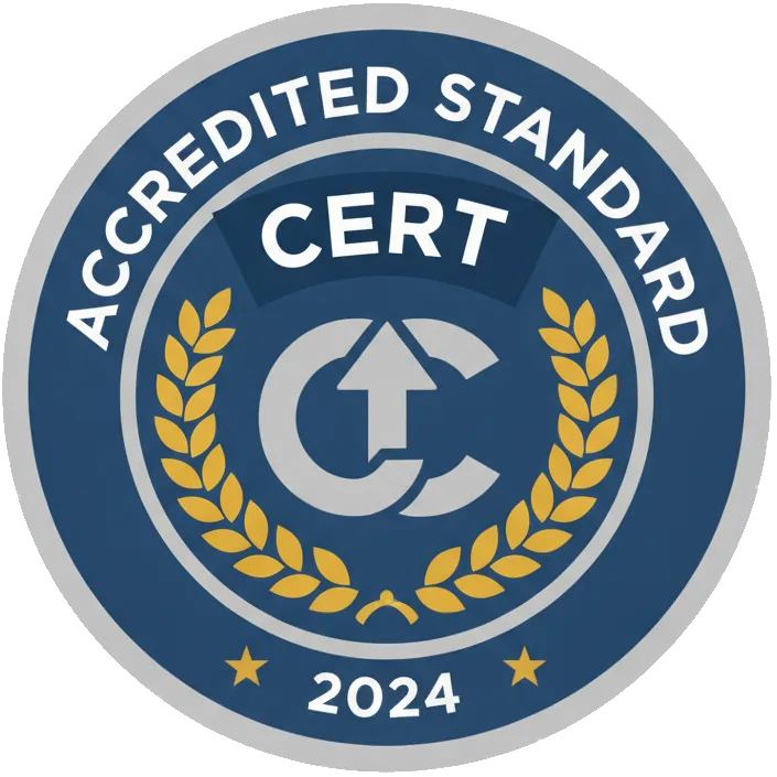 Certification badge