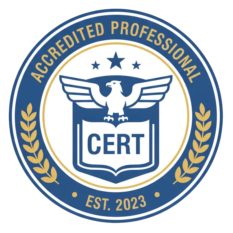 Certification badge