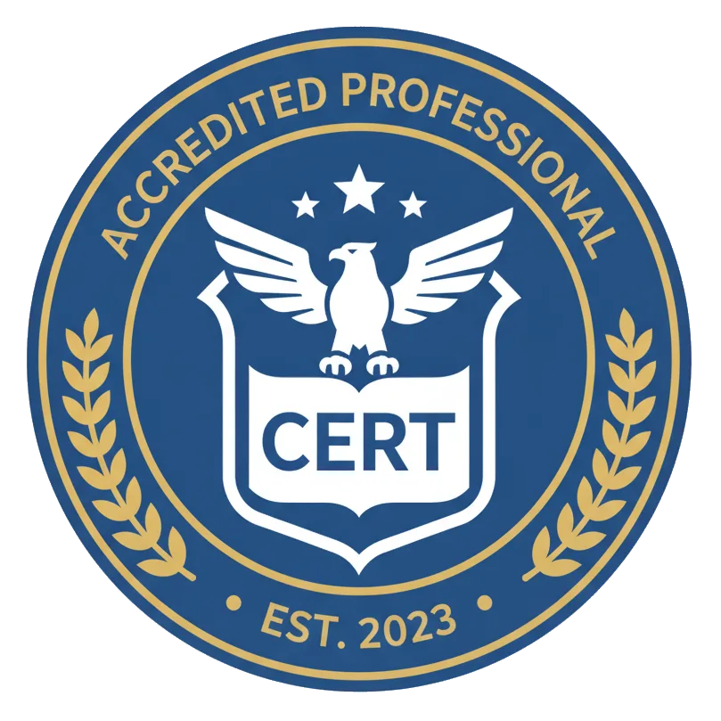 Certification badge