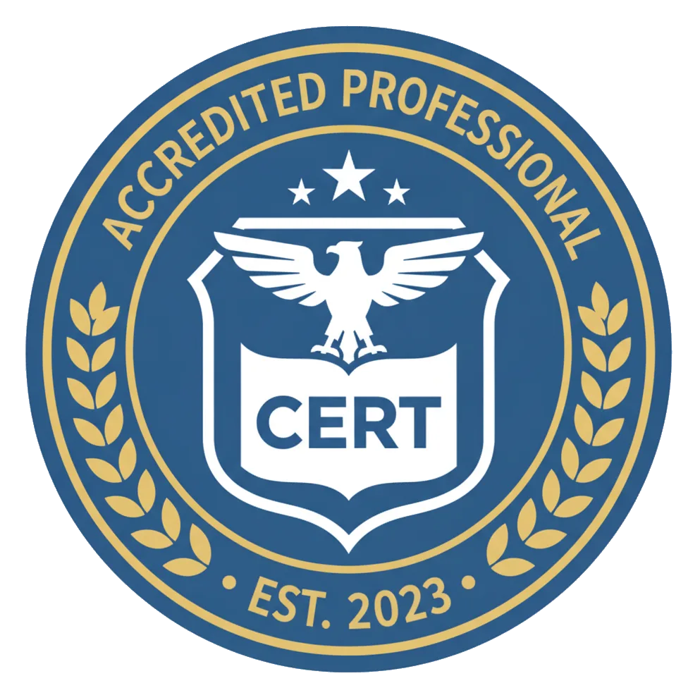 Certification badge