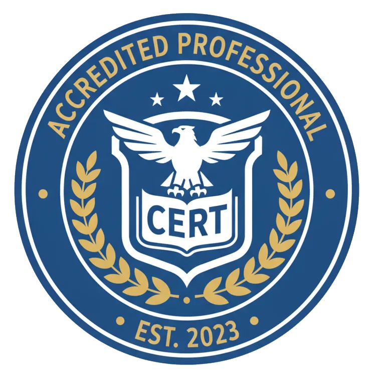 Certification badge