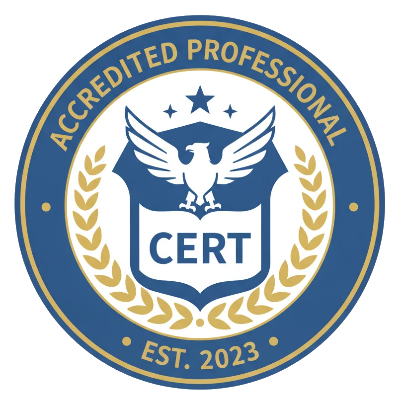 Certification badge