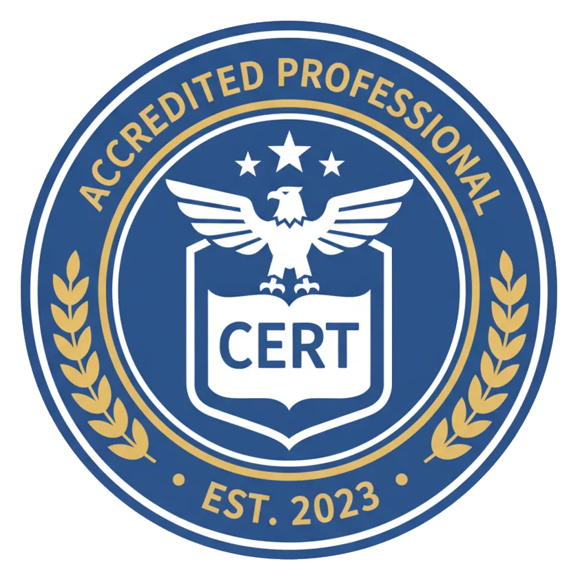 Certification badge