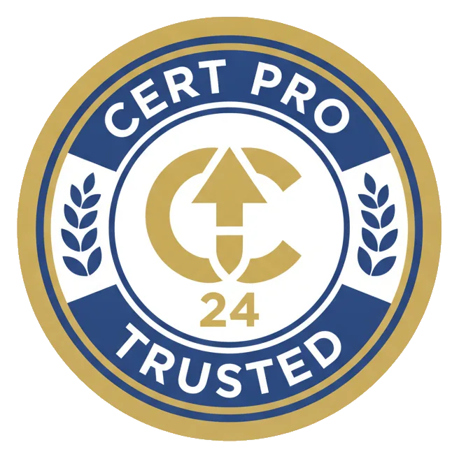 Certification badge