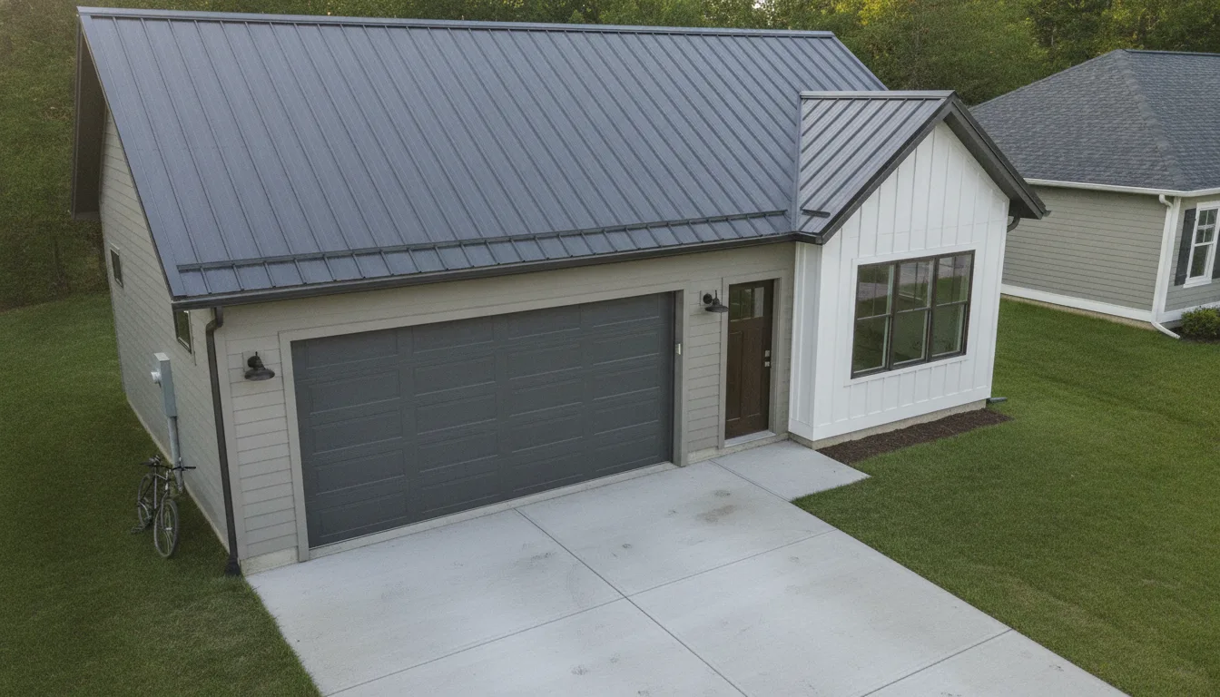 Completed project aerial view