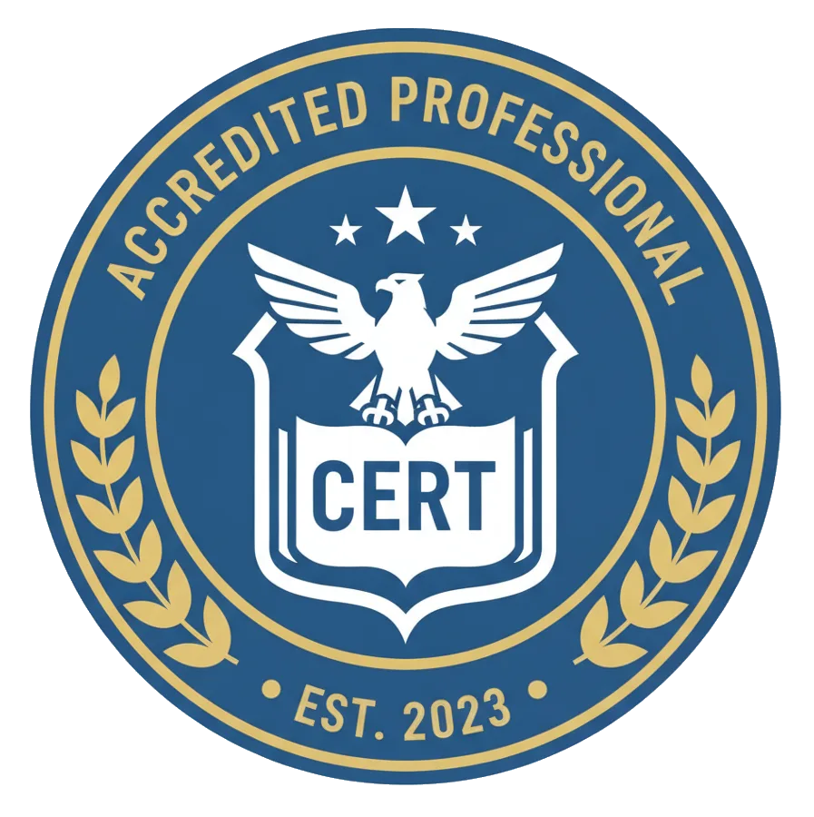 Certification badge