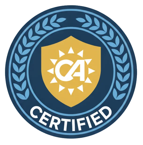 Certification badge
