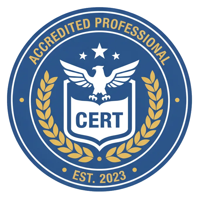 Certification badge