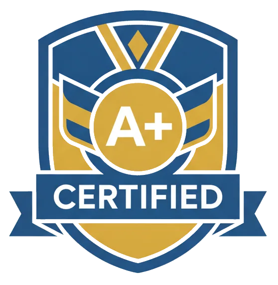 Certification badge
