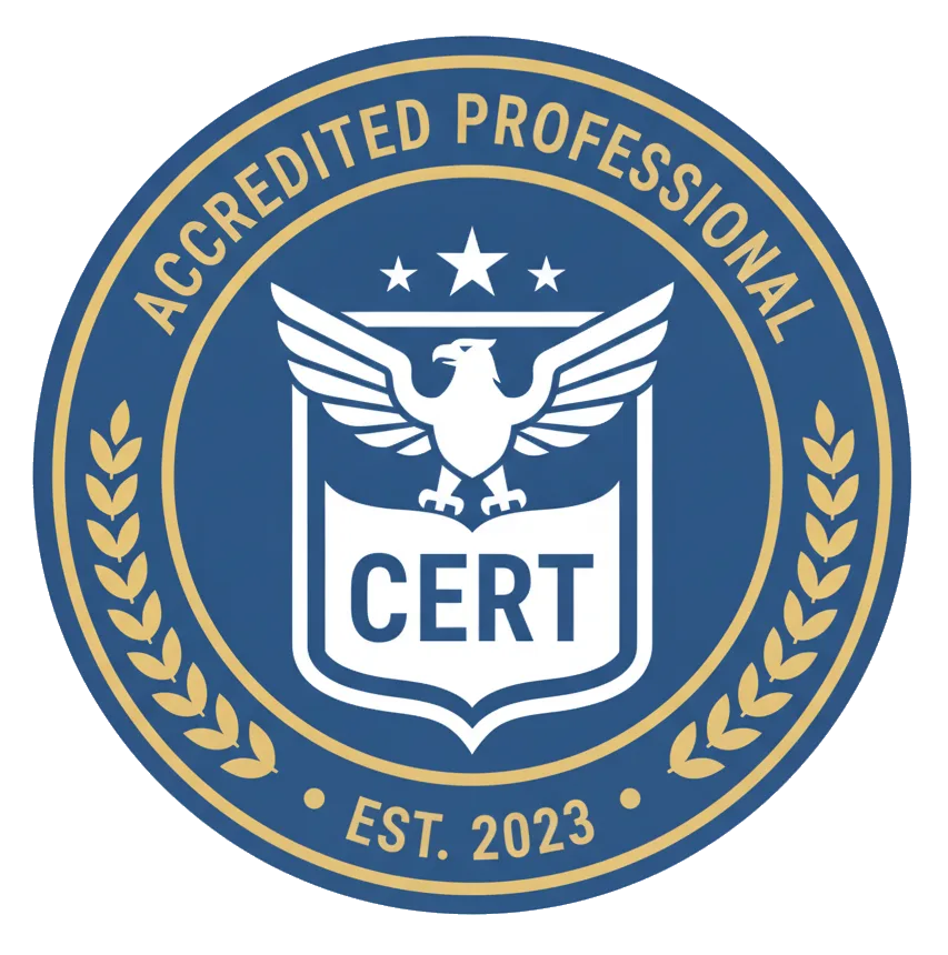 Certification badge