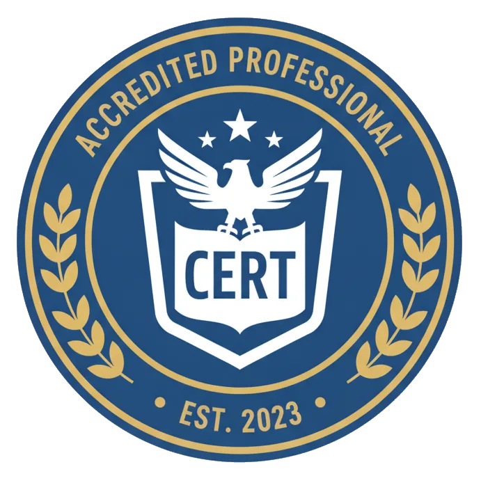 Certification badge