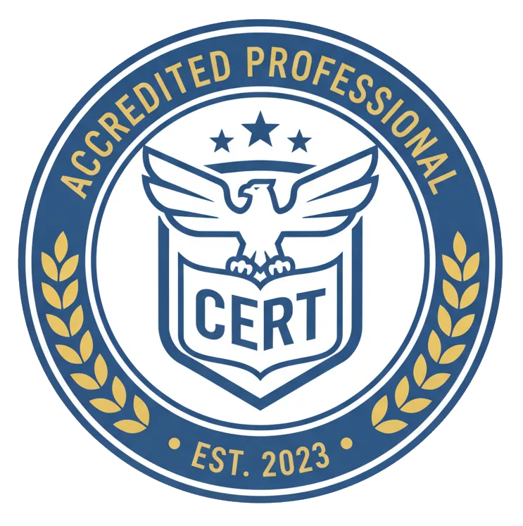 Certification badge