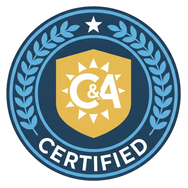 Certification badge