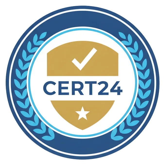 Certification badge