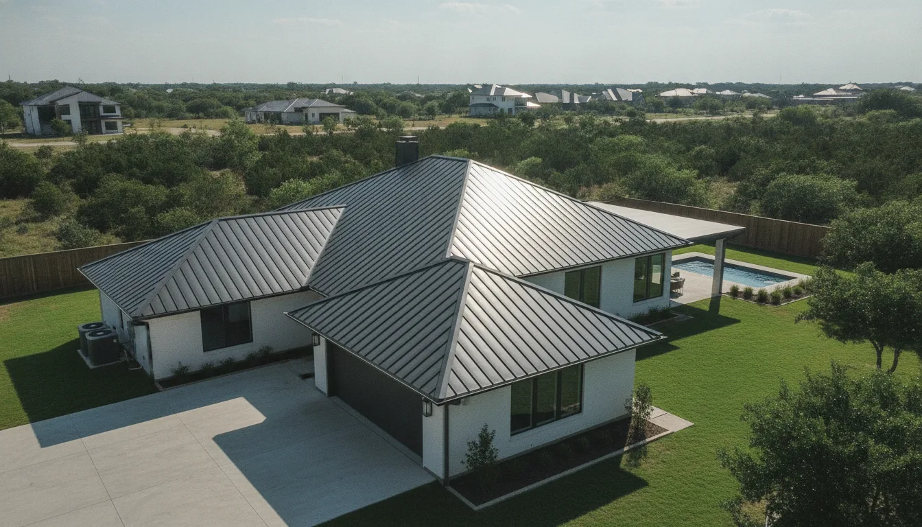 Completed project aerial view