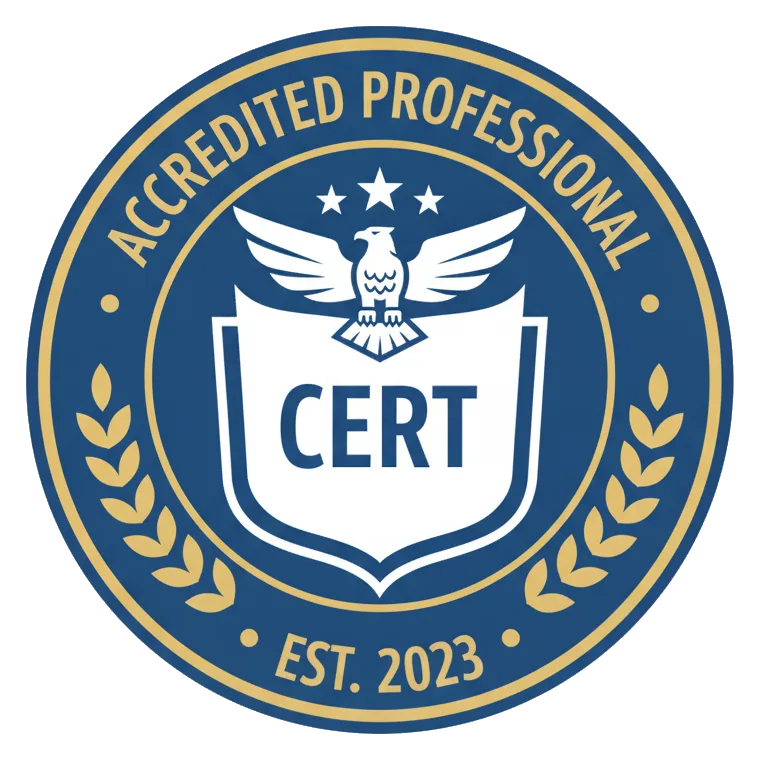 Certification badge