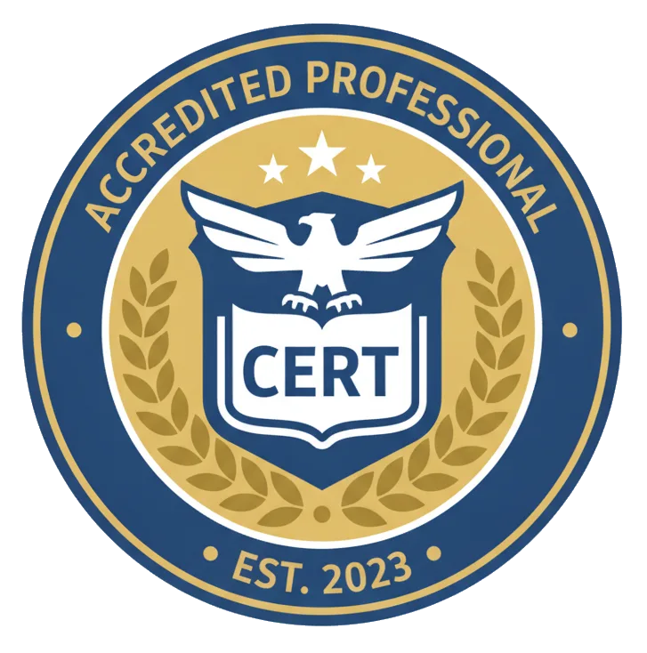 Certification badge