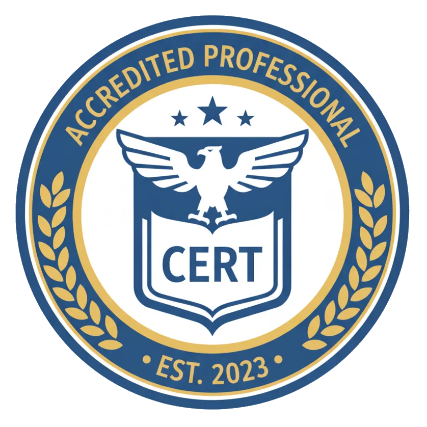 Certification badge