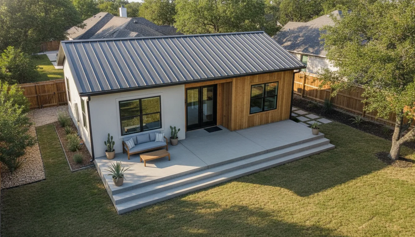 Completed project aerial view