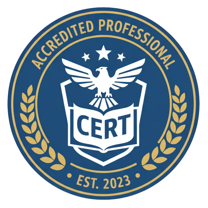 Certification badge