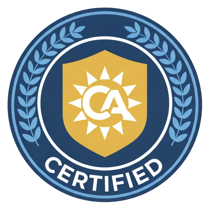 Certification badge