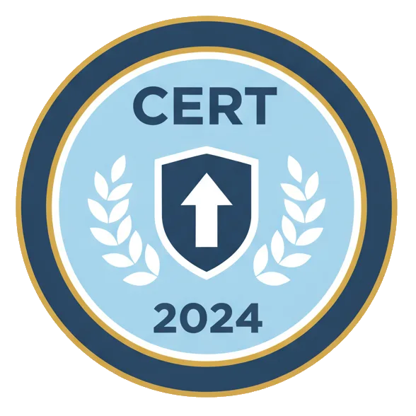 Certification badge