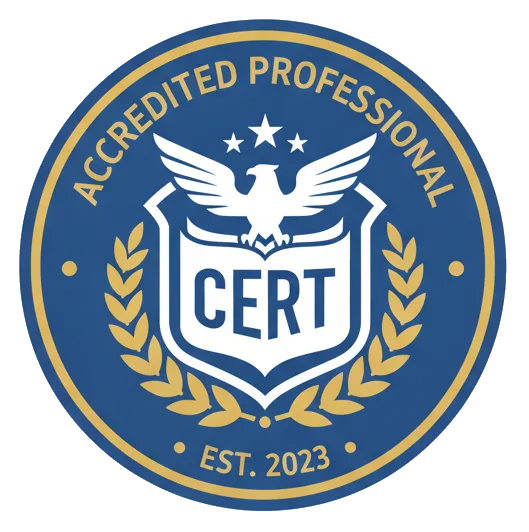 Certification badge
