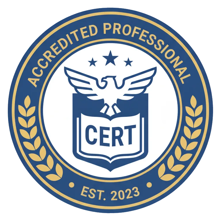 Certification badge
