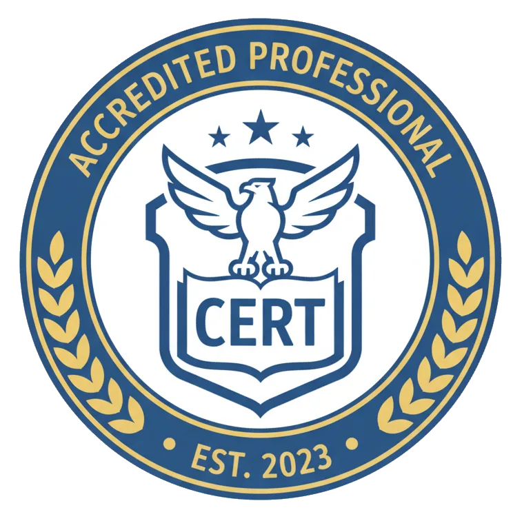 Certification badge