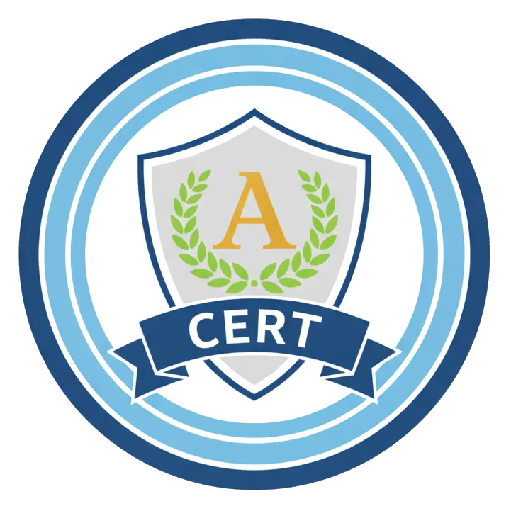 Certification badge