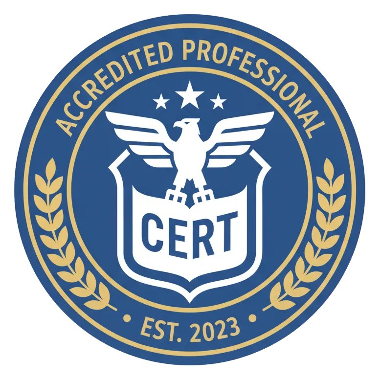Certification badge