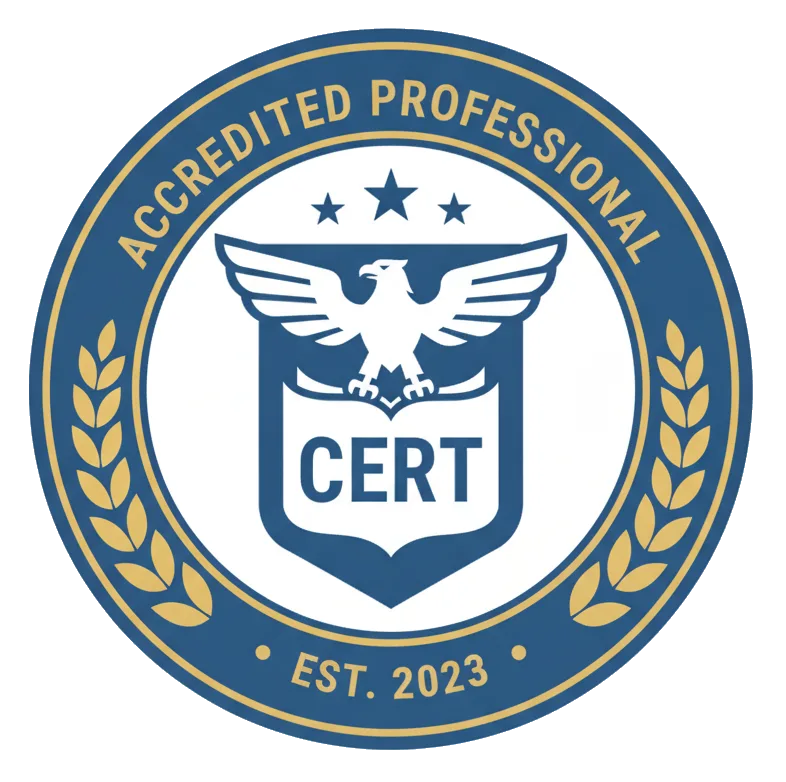Certification badge