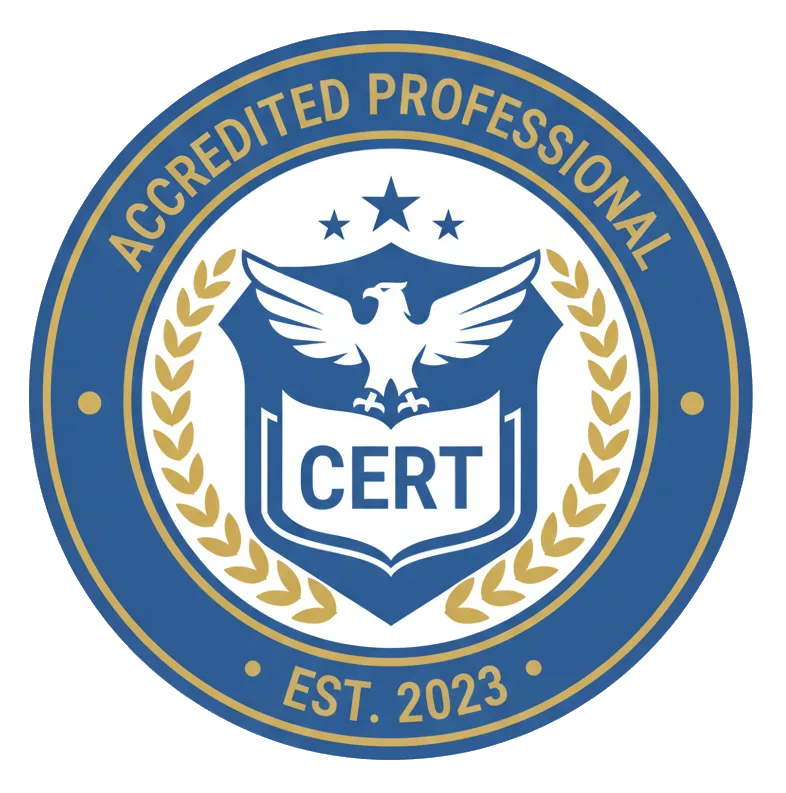 Certification badge