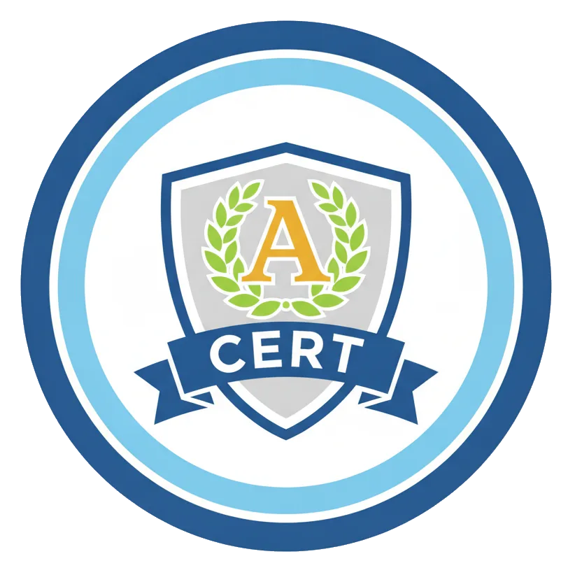 Certification badge