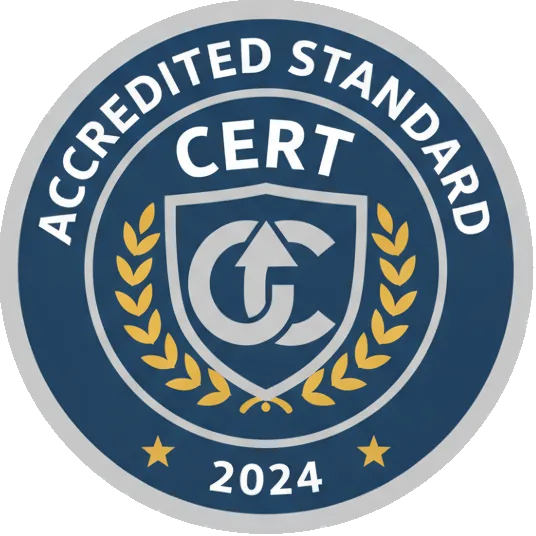 Certification badge