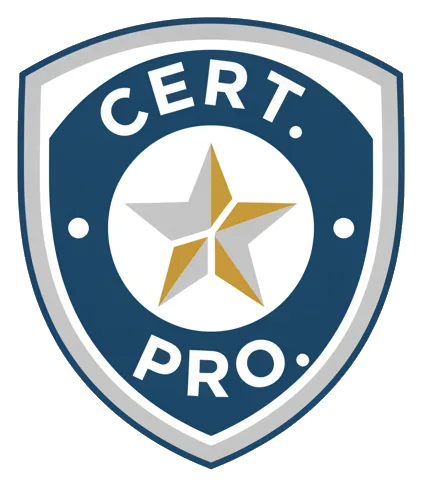 Certification badge