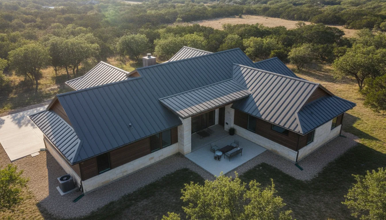 Completed project aerial view