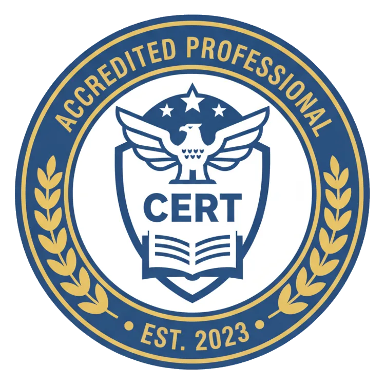 Certification badge