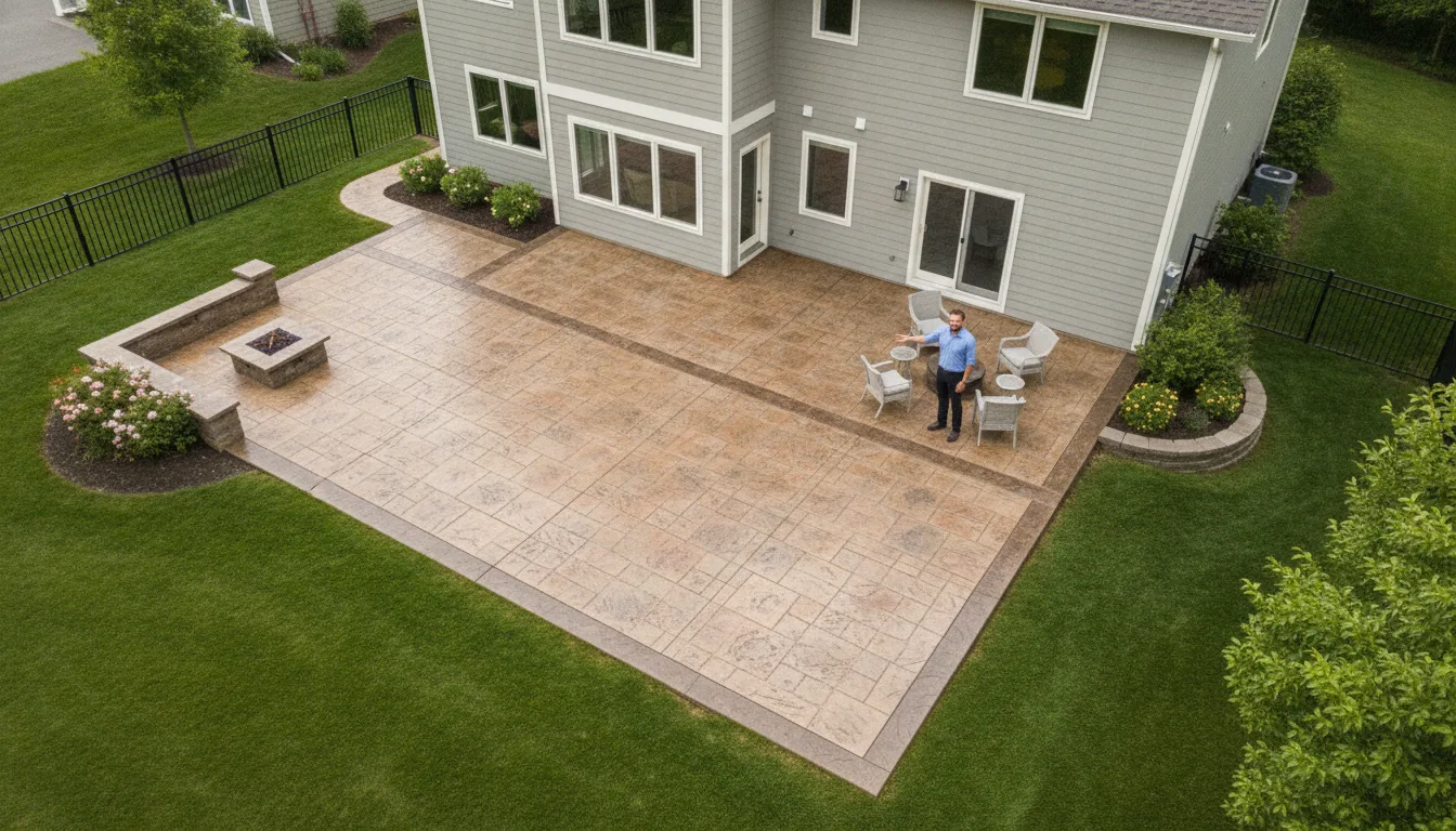 Completed project aerial view