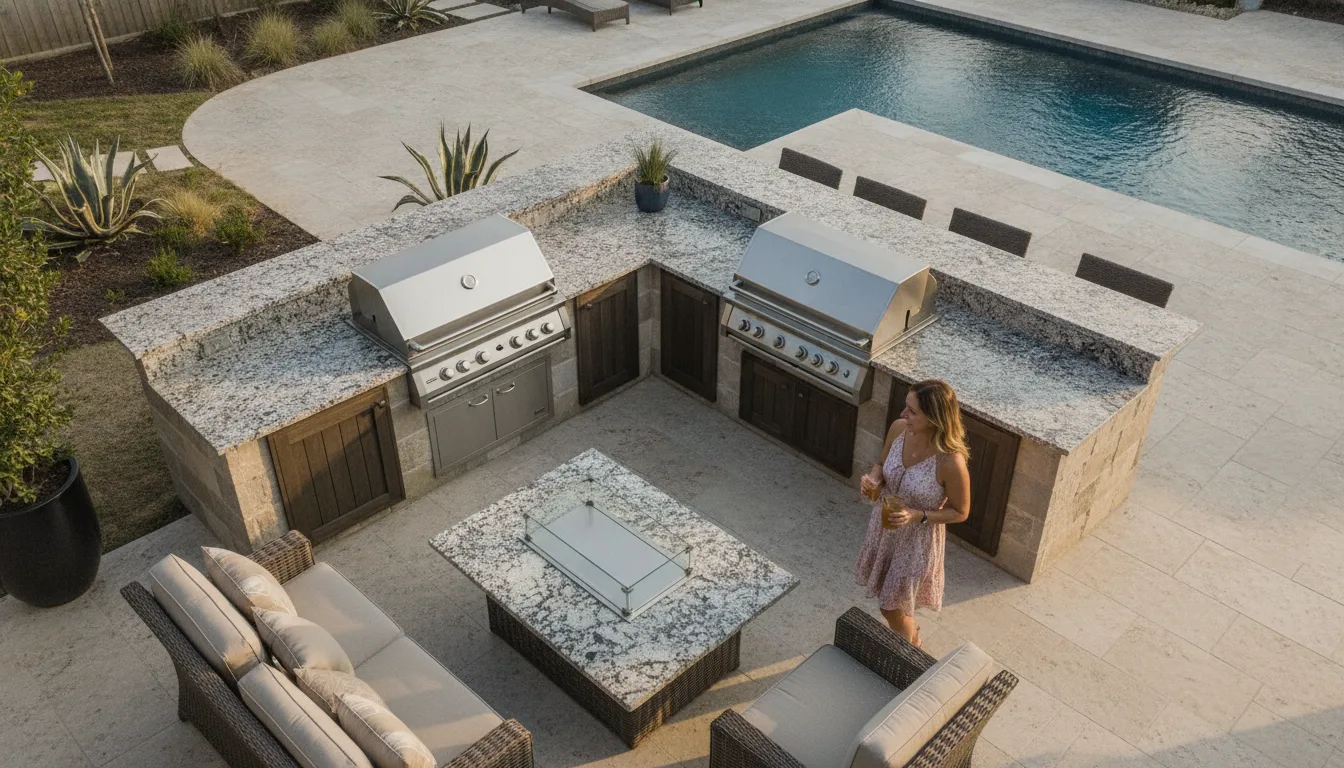 Completed project aerial view