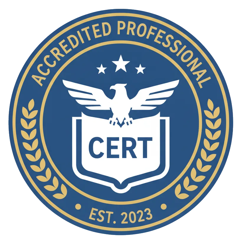 Certification badge