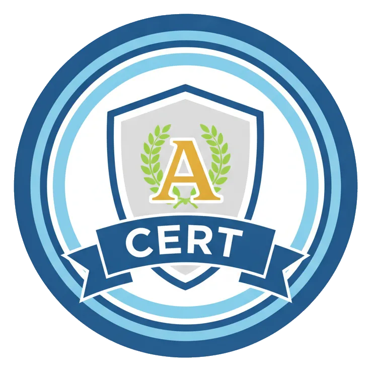 Certification badge